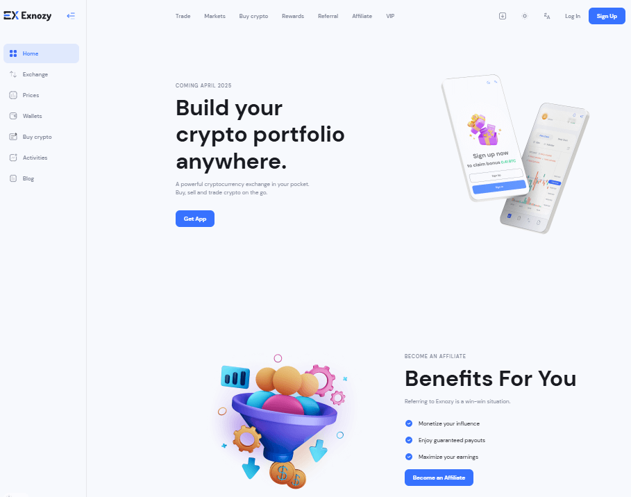 Exnozy features