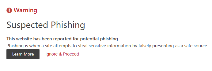 Oakwell Finance phishing