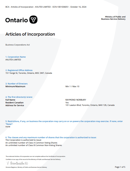 Avlitex’s suspect shell certificate.
